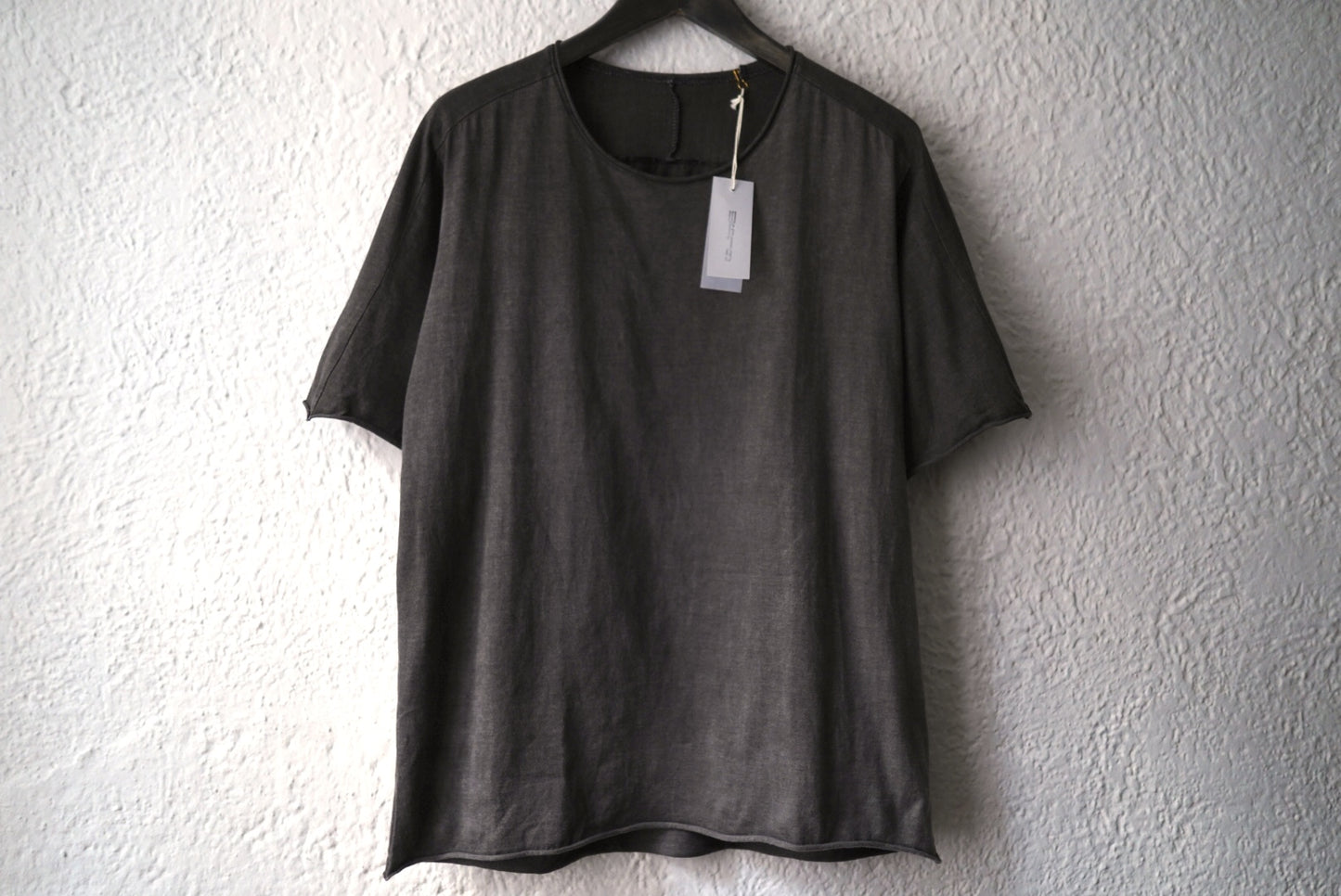 25SS 後染めコットンクルーネック半袖Tシャツ / ware(ウェアー)