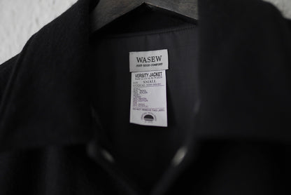 22AW VERSITY JACKET レザー切り替えスタジャン / WASEW(ワソウ)