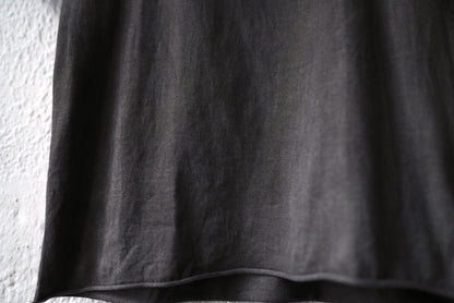 25SS 後染めコットンクルーネック半袖Tシャツ / ware(ウェアー)
