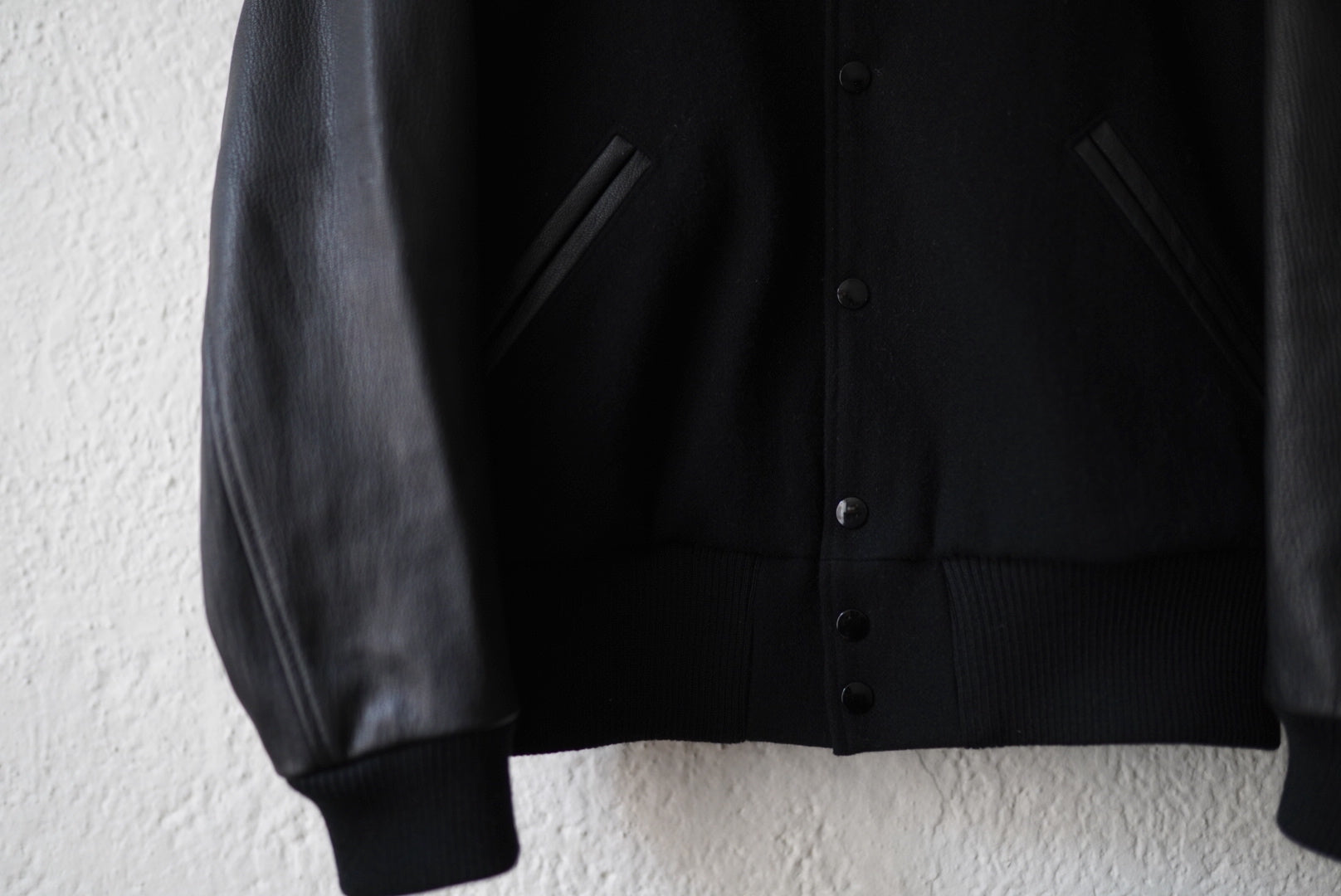 22AW VERSITY JACKET レザー切り替えスタジャン / WASEW(ワソウ) – D'arte