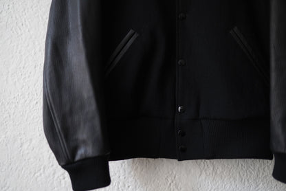 22AW VERSITY JACKET レザー切り替えスタジャン / WASEW(ワソウ)