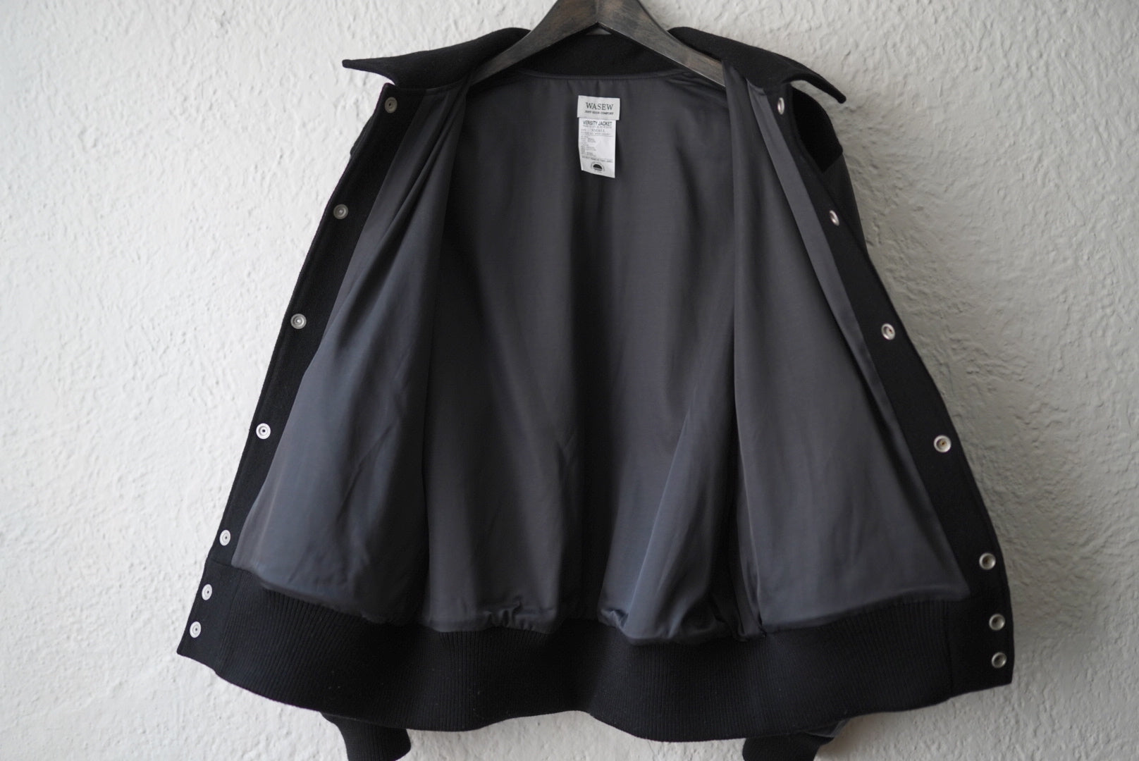 22AW VERSITY JACKET レザー切り替えスタジャン / WASEW(ワソウ) – D'arte
