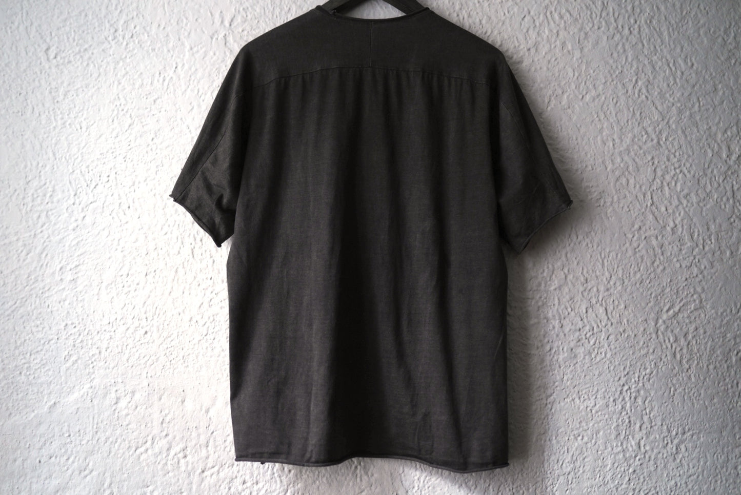 25SS 後染めコットンクルーネック半袖Tシャツ / ware(ウェアー)