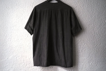 25SS 後染めコットンクルーネック半袖Tシャツ / ware(ウェアー)