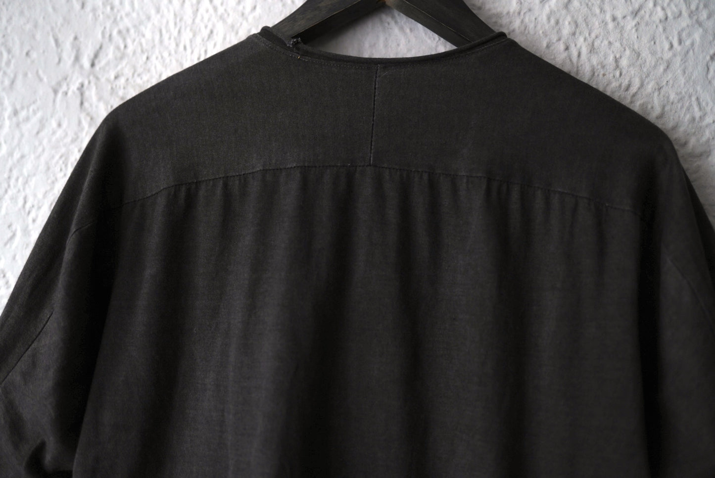 25SS 後染めコットンクルーネック半袖Tシャツ / ware(ウェアー)