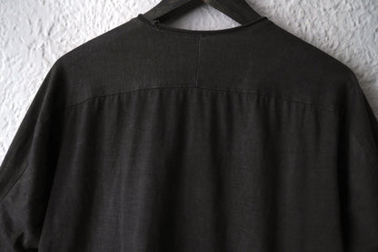 25SS 後染めコットンクルーネック半袖Tシャツ / ware(ウェアー)