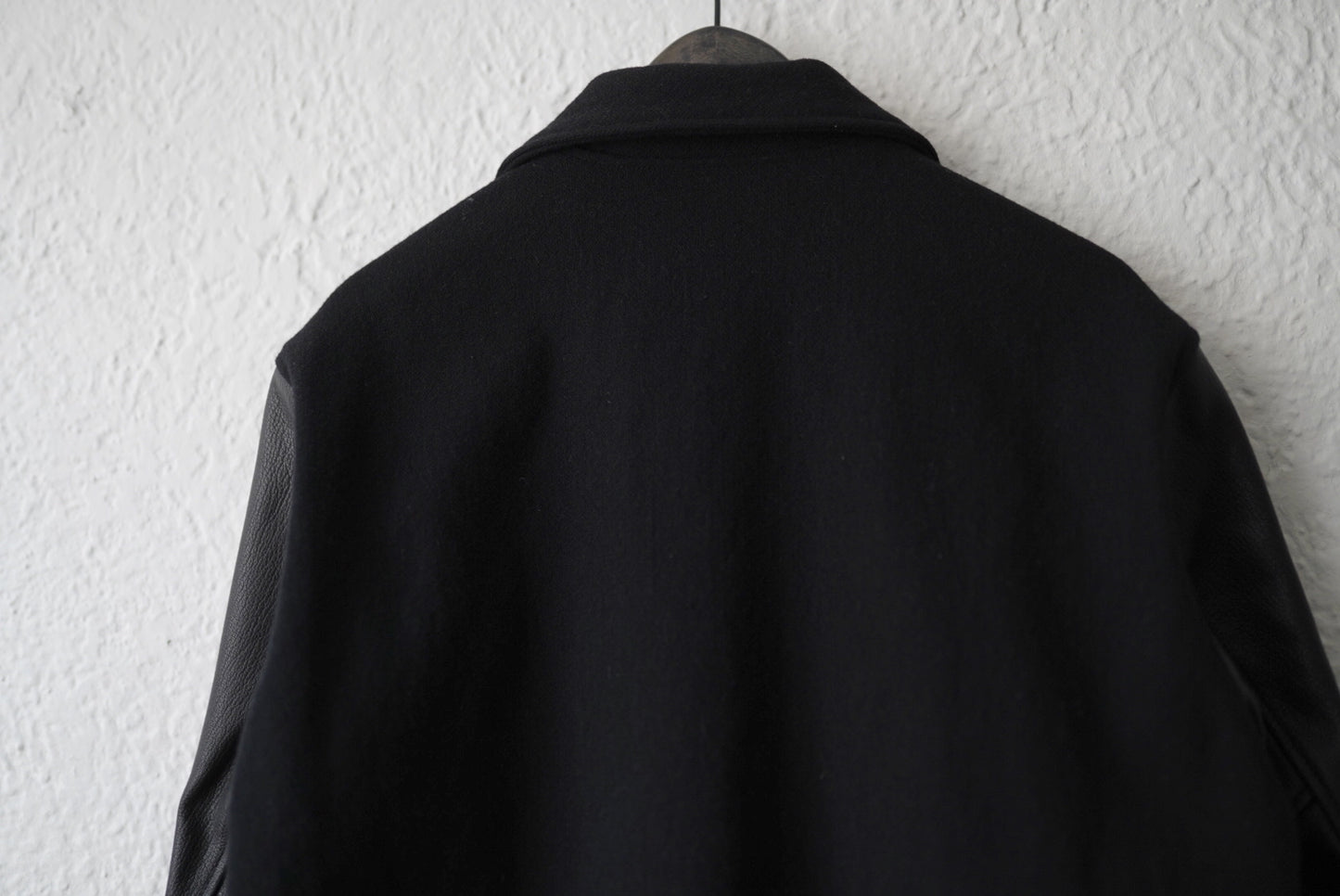 22AW VERSITY JACKET レザー切り替えスタジャン / WASEW(ワソウ)