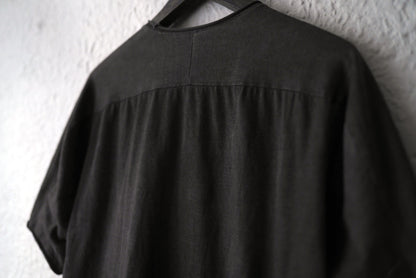 25SS 後染めコットンクルーネック半袖Tシャツ / ware(ウェアー)