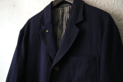 25AW COAT009 ATELIER COAT リネンカシミヤアトリエチェスターコート / calmlence(カームレンス)
