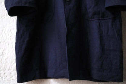 25AW COAT009 ATELIER COAT リネンカシミヤアトリエチェスターコート / calmlence(カームレンス)