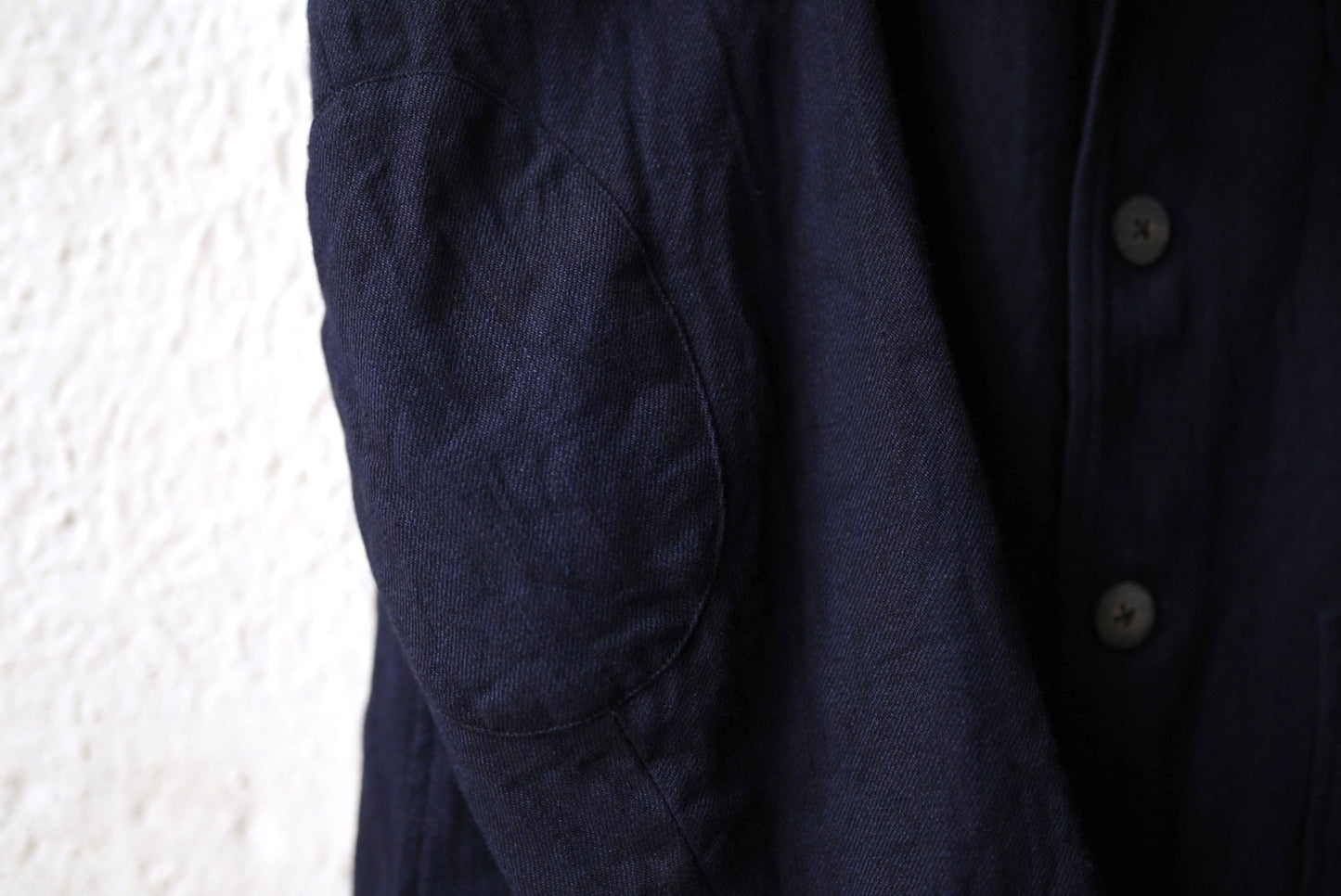 25AW COAT009 ATELIER COAT リネンカシミヤアトリエチェスターコート / calmlence(カームレンス)