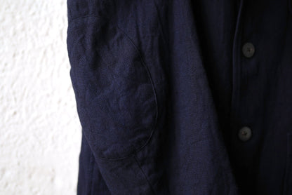 25AW COAT009 ATELIER COAT リネンカシミヤアトリエチェスターコート / calmlence(カームレンス)