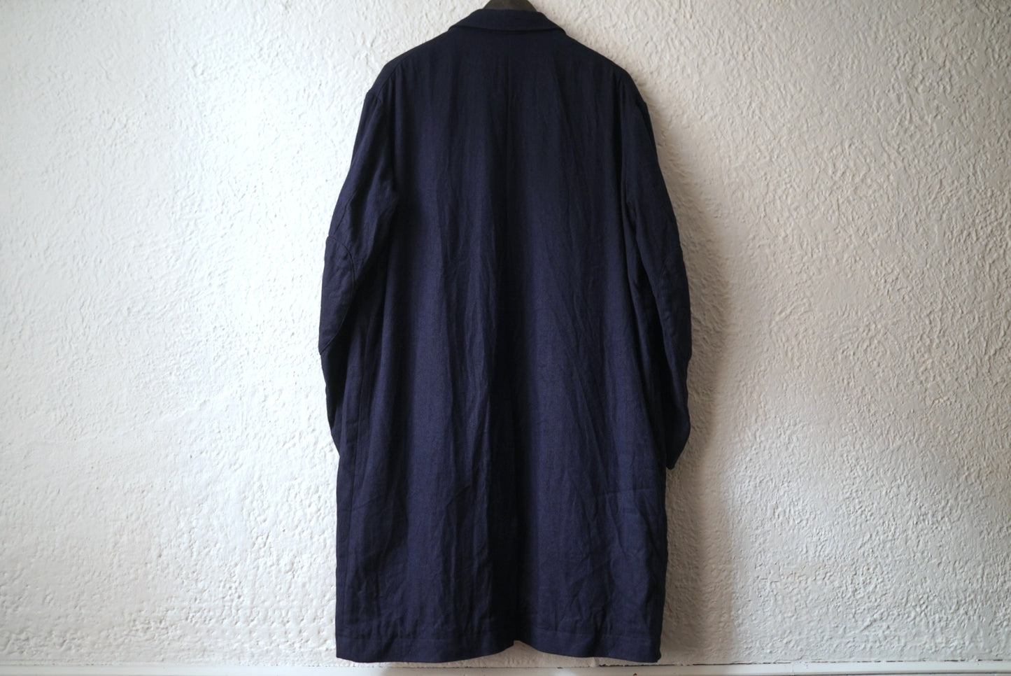 25AW COAT009 ATELIER COAT リネンカシミヤアトリエチェスターコート / calmlence(カームレンス)