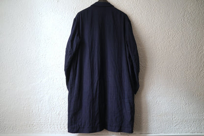 25AW COAT009 ATELIER COAT リネンカシミヤアトリエチェスターコート / calmlence(カームレンス)
