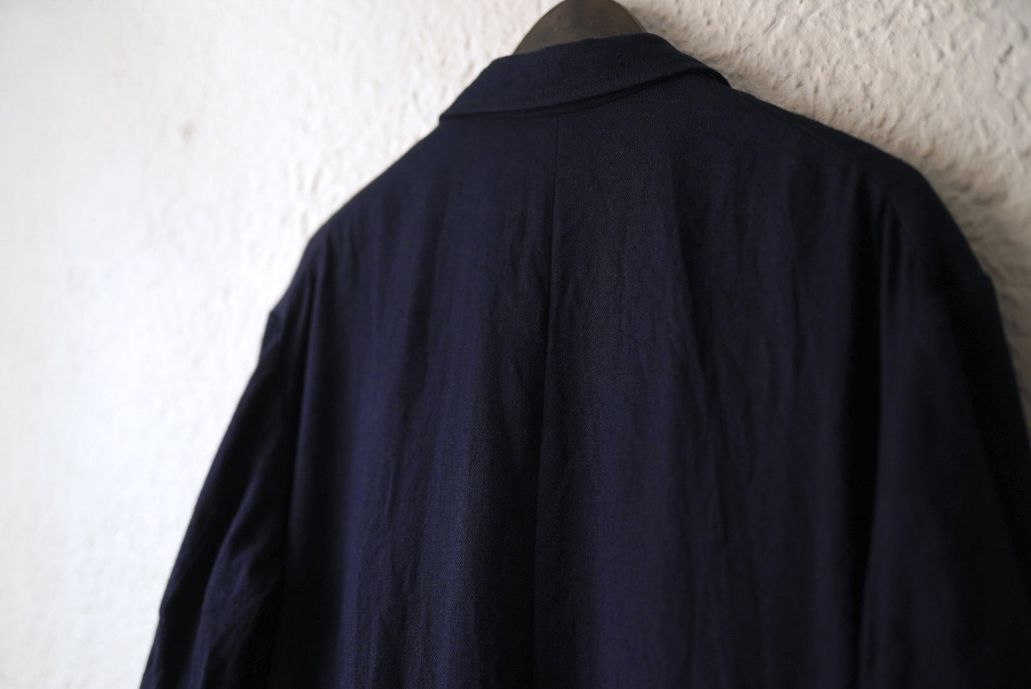 25AW COAT009 ATELIER COAT リネンカシミヤアトリエチェスターコート / calmlence(カームレンス)