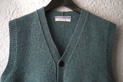SHETLAND GILET ウールニットベストカーディガンセーター / Cristaseya(クリスタセヤ)