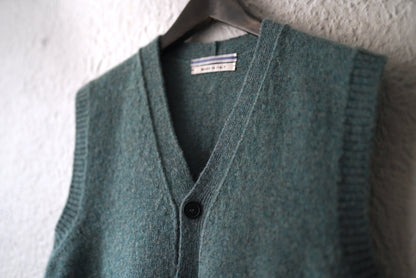SHETLAND GILET ウールニットベストカーディガンセーター / Cristaseya(クリスタセヤ)