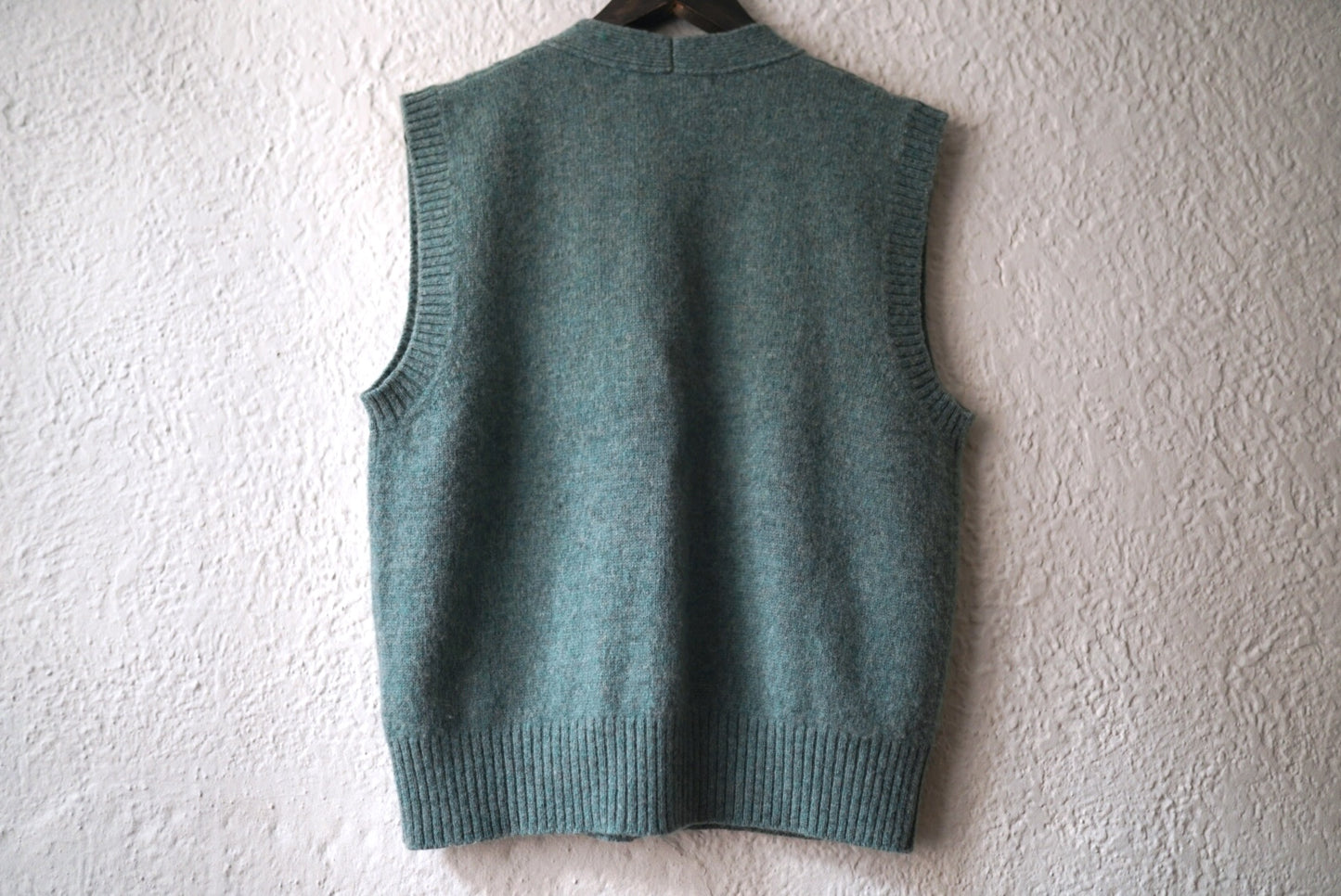 SHETLAND GILET ウールニットベストカーディガンセーター / Cristaseya(クリスタセヤ)