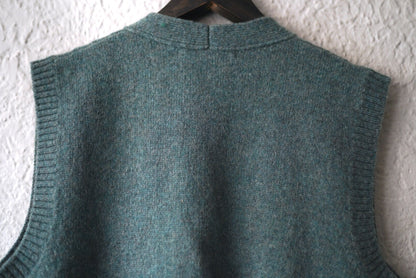 SHETLAND GILET ウールニットベストカーディガンセーター / Cristaseya(クリスタセヤ)