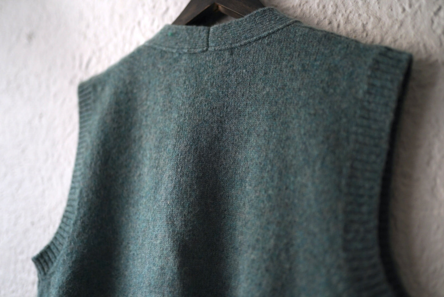 SHETLAND GILET ウールニットベストカーディガンセーター / Cristaseya(クリスタセヤ)