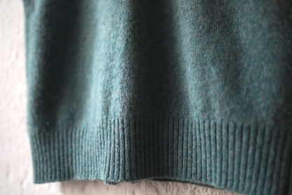 SHETLAND GILET ウールニットベストカーディガンセーター / Cristaseya(クリスタセヤ)