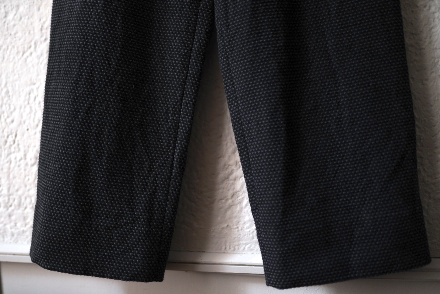 25AW PANTS034 No Pleated Wide Pants Sashiko 刺し子トラウザーズパンツ / calmlence(カームレンス)