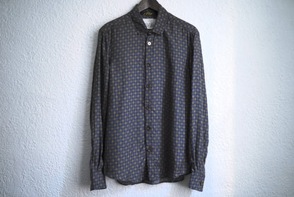 22SS ヴィンテージシルク総柄シャツ / ARCHIVIO J.M.Ribot(アルキヴィオ J.M.リボット)