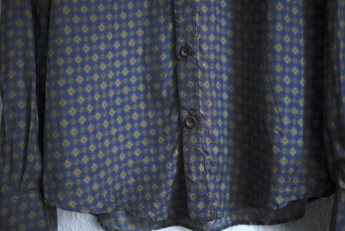 22SS ヴィンテージシルク総柄シャツ / ARCHIVIO J.M.Ribot(アルキヴィオ J.M.リボット)