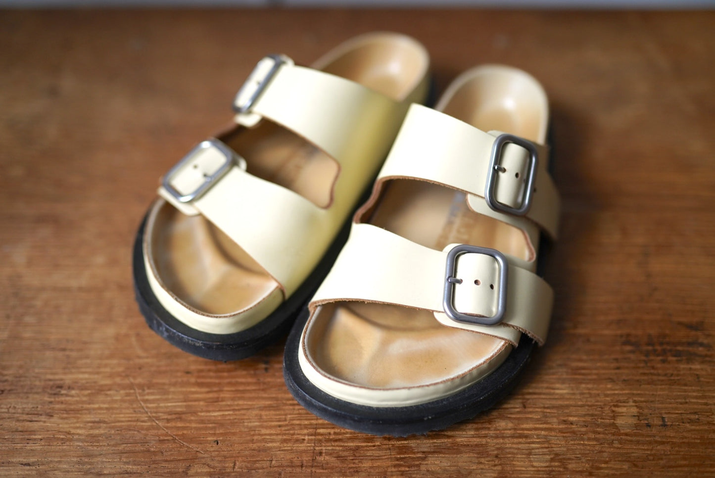 21AW ARIZONA レザーサンダル アイボリー / JIL SANDER(ジルサンダー) BIRKENSTOCK(ビルケンシュトック)