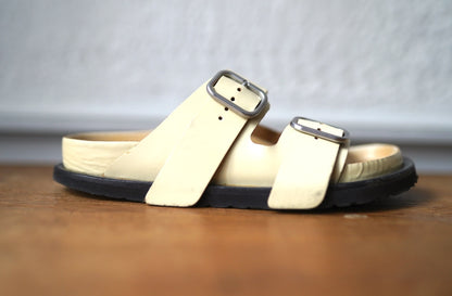 21AW ARIZONA レザーサンダル アイボリー / JIL SANDER(ジルサンダー) BIRKENSTOCK(ビルケンシュトック)