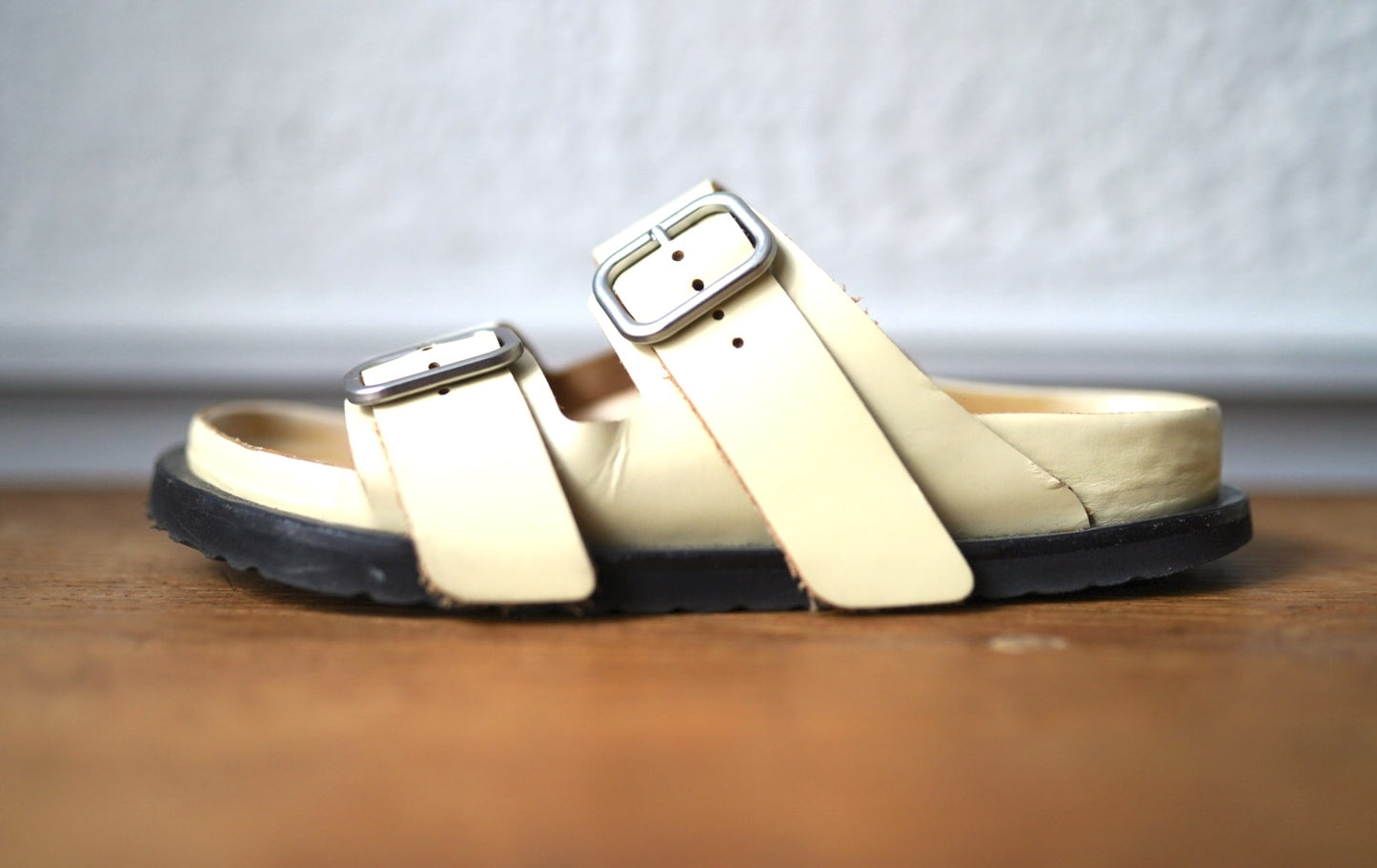 21AW ARIZONA レザーサンダル アイボリー / JIL SANDER(ジルサンダー) BIRKENSTOCK(ビルケンシュトック)