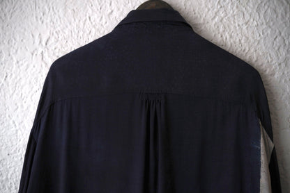 25AW PRE-FALL OVERSIZED SHIRT 総柄シルクシャツ / ZIGGY CHEN(ジギーチェン)