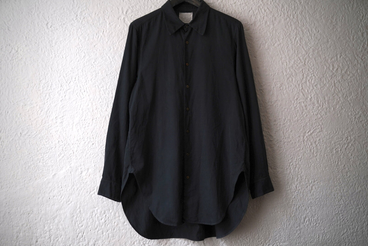 25AW New Classic Shirts Overdyed 後染めスビンゴールドコットンクラシックシャツ / Araki Yuu(アラキユウ)