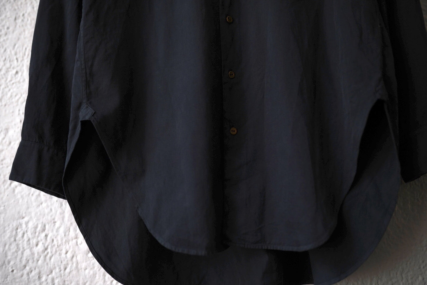 25AW New Classic Shirts Overdyed 後染めスビンゴールドコットンクラシックシャツ / Araki Yuu(アラキユウ)
