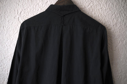 25AW New Classic Shirts Overdyed 後染めスビンゴールドコットンクラシックシャツ / Araki Yuu(アラキユウ)