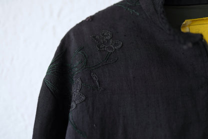 17AW 刺繍リネンブルゾンジャケット / by Walid(バイウォリッド)