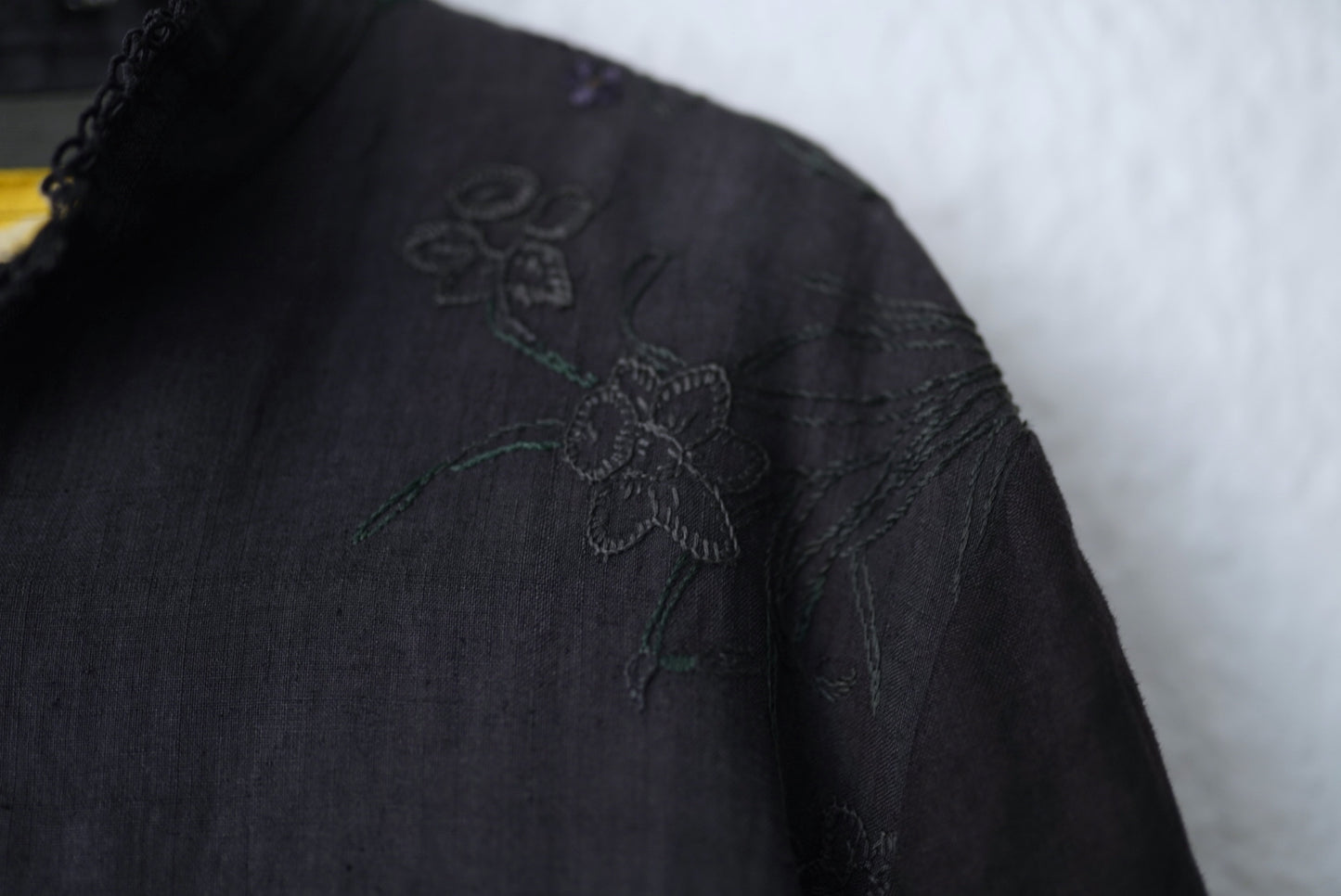 17AW 刺繍リネンブルゾンジャケット / by Walid(バイウォリッド)