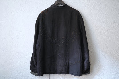 17AW 刺繍リネンブルゾンジャケット / by Walid(バイウォリッド)
