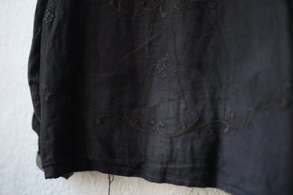 17AW 刺繍リネンブルゾンジャケット / by Walid(バイウォリッド)