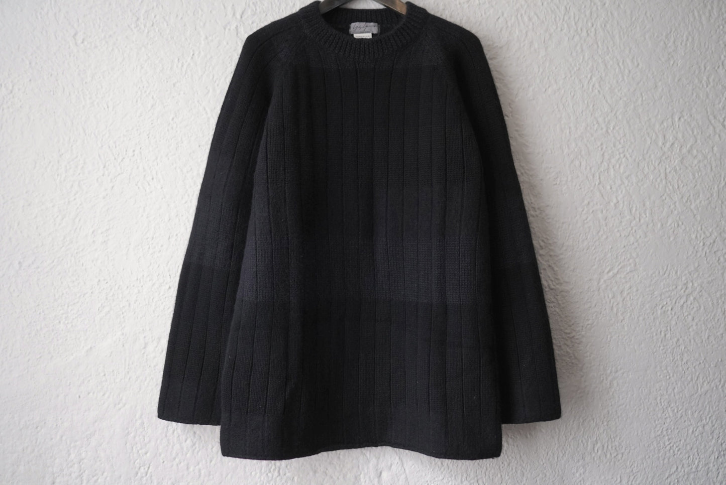 98AW クルーネックニットセーター / Yohji Yamamoto POUR HOMME(ヨウジヤマモトプールオム)