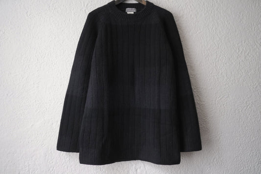 98AW クルーネックニットセーター / Yohji Yamamoto POUR HOMME(ヨウジヤマモトプールオム)