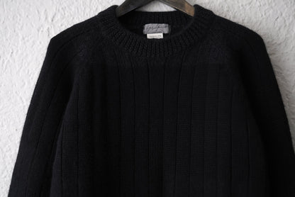 98AW クルーネックニットセーター / Yohji Yamamoto POUR HOMME(ヨウジヤマモトプールオム)