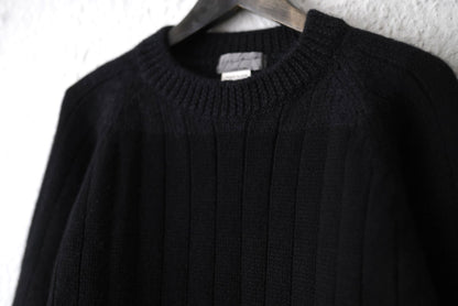 98AW クルーネックニットセーター / Yohji Yamamoto POUR HOMME(ヨウジヤマモトプールオム)