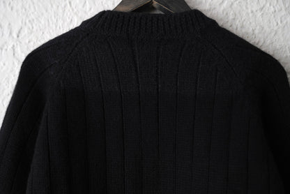 98AW クルーネックニットセーター / Yohji Yamamoto POUR HOMME(ヨウジヤマモトプールオム)