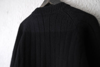 98AW クルーネックニットセーター / Yohji Yamamoto POUR HOMME(ヨウジヤマモトプールオム)