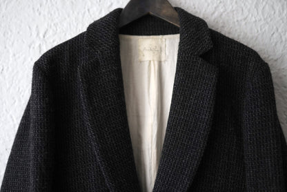 19AW 1B Cut Away Jacket ウールツイード1Bジャケット / Araki Yuu(アラキユウ)