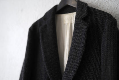 19AW 1B Cut Away Jacket ウールツイード1Bジャケット / Araki Yuu(アラキユウ)