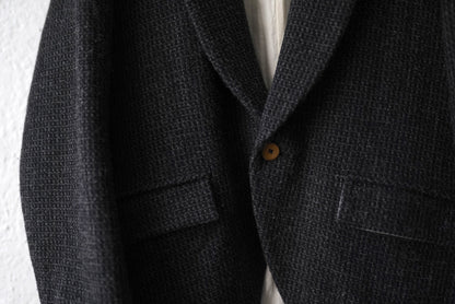 19AW 1B Cut Away Jacket ウールツイード1Bジャケット / Araki Yuu(アラキユウ)