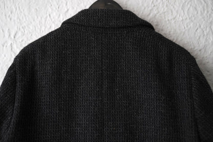 19AW 1B Cut Away Jacket ウールツイード1Bジャケット / Araki Yuu(アラキユウ)