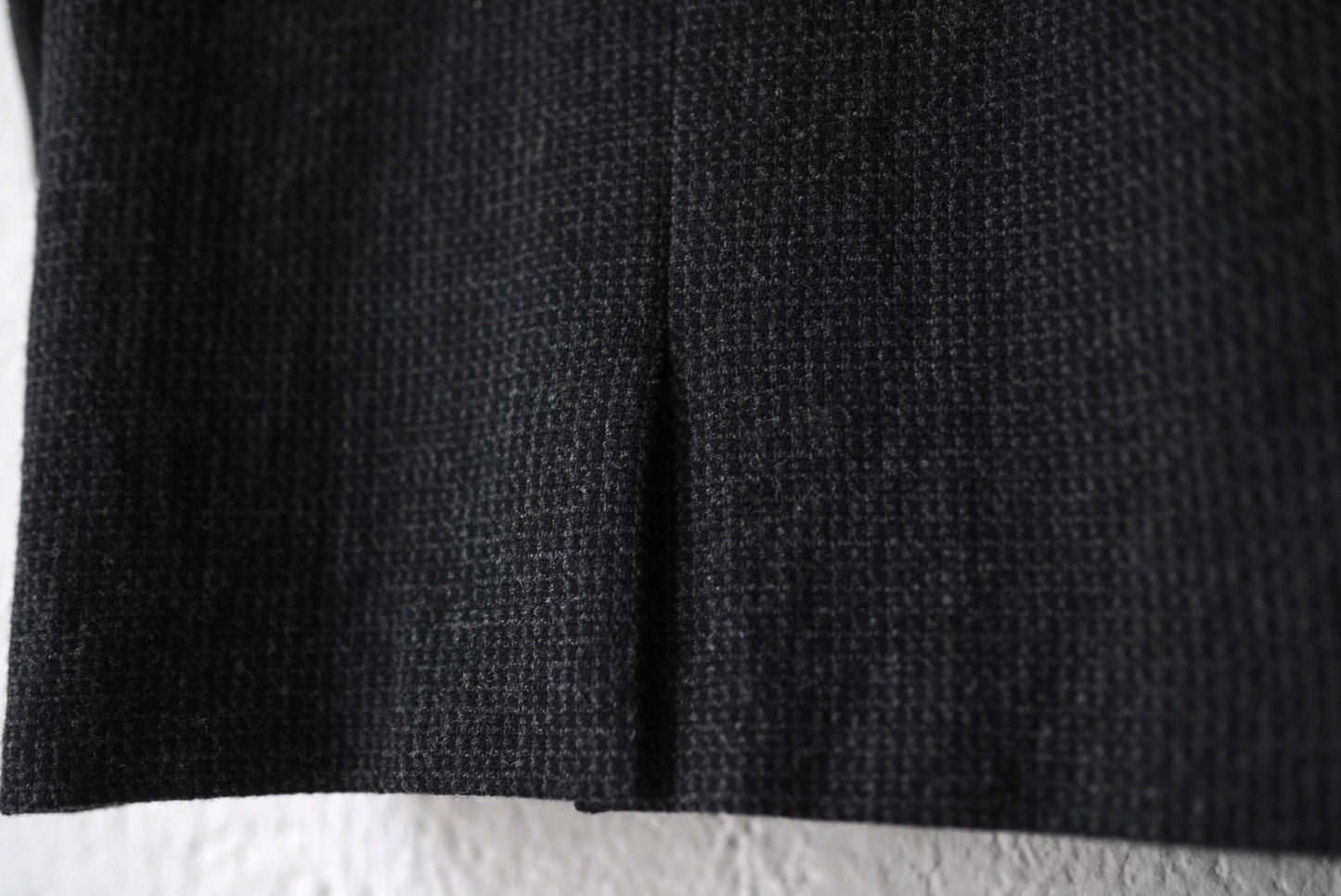 19AW 1B Cut Away Jacket ウールツイード1Bジャケット / Araki Yuu(アラキユウ)